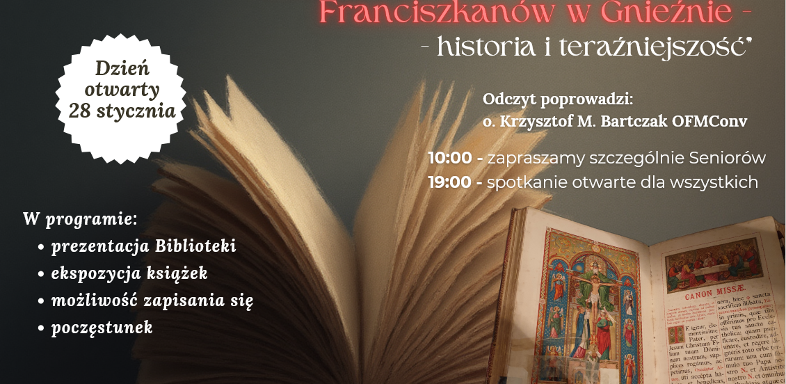 Grafika Dzień Otwarty Biblioteki Prowincjalnej