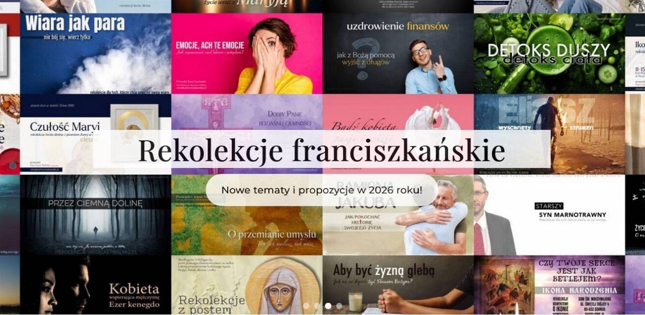 Grafika Rekolekcje Franciszkańskie 2026